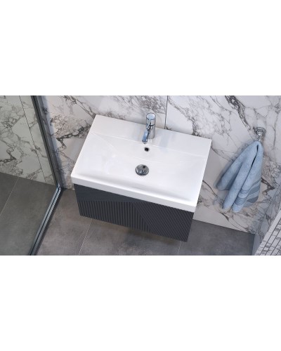 Тумба под раковину Velvex Edge 60 tpEDG.60.1Y-231 подвесная Графит