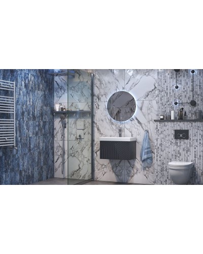 Тумба под раковину Velvex Edge 60 tpEDG.60.1Y-231 подвесная Графит