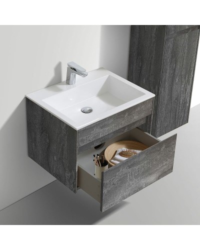 Тумба под раковину Vincea Chiara 60 VMC-2C600GS подвесная G.Stone