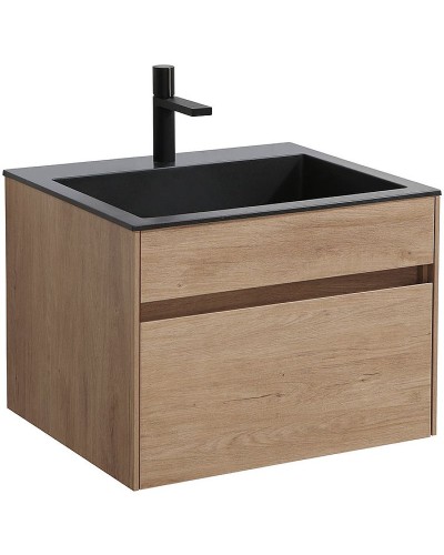 Тумба под раковину Vincea Chiara 60 VMC-2C600NO подвесная N.Oak