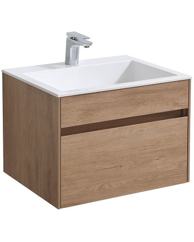 Тумба под раковину Vincea Chiara 60 VMC-2C600NO подвесная N.Oak