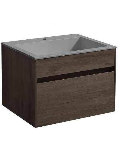 Тумба под раковину Vincea Chiara 60 VMC-2C600RO подвесная R.Oak