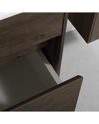 Тумба под раковину Vincea Chiara 60 VMC-2C600RO подвесная R.Oak