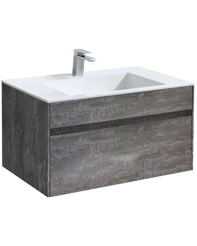 Тумба под раковину Vincea Chiara 80 VMC-2C800GS подвесная G.Stone