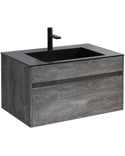 Тумба под раковину Vincea Chiara 80 VMC-2C800GS подвесная G.Stone