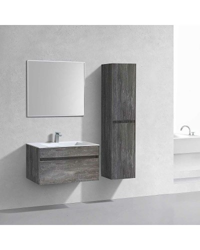 Тумба под раковину Vincea Chiara 80 VMC-2C800GS подвесная G.Stone