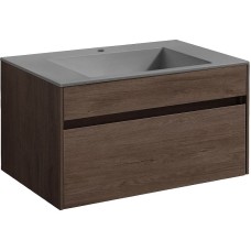 Тумба под раковину Vincea Chiara 80 VMC-2C800RO подвесная R.Oak