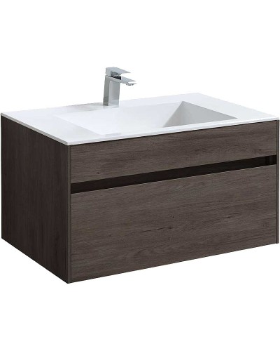 Тумба под раковину Vincea Chiara 80 VMC-2C800RO подвесная R.Oak