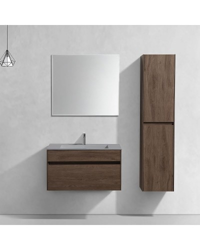 Тумба под раковину Vincea Chiara 80 VMC-2C800RO подвесная R.Oak