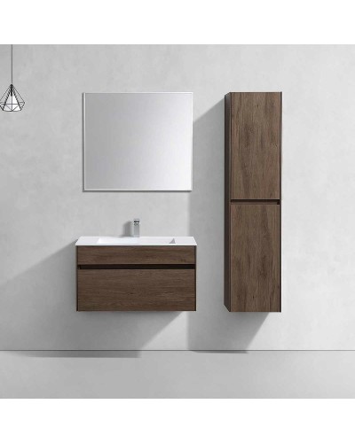 Тумба под раковину Vincea Chiara 80 VMC-2C800RO подвесная R.Oak