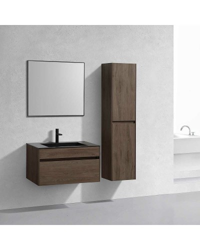 Тумба под раковину Vincea Chiara 80 VMC-2C800RO подвесная R.Oak