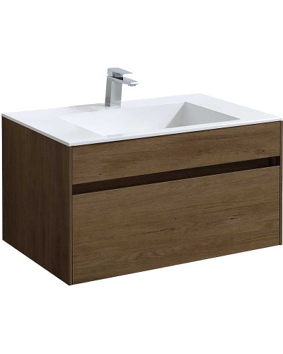 Тумба под раковину Vincea Chiara 80 VMC-2C800TO подвесная T.Oak