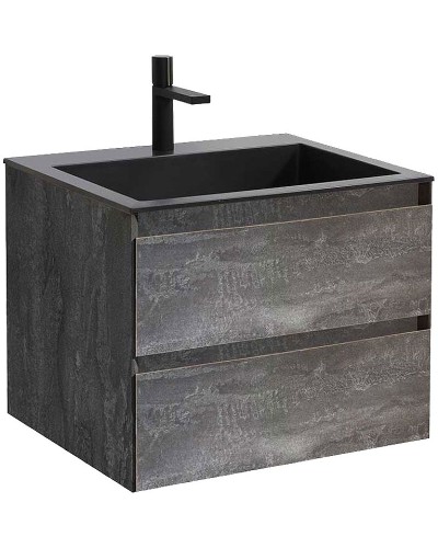 Тумба под раковину Vincea Luka 60 VMC-2L600GS подвесная G.Stone