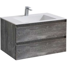 Тумба под раковину Vincea Luka 80 VMC-2L800GS подвесная G.Stone