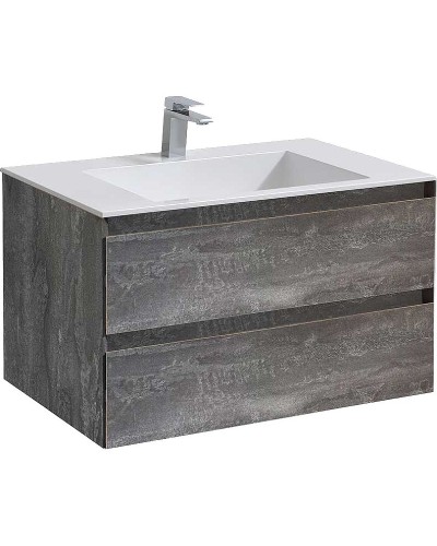 Тумба под раковину Vincea Luka 80 VMC-2L800GS подвесная G.Stone