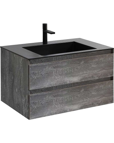 Тумба под раковину Vincea Luka 80 VMC-2L800GS подвесная G.Stone
