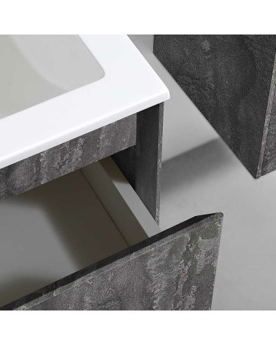 Тумба под раковину Vincea Luka 80 VMC-2L800GS подвесная G.Stone