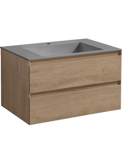 Тумба под раковину Vincea Luka 80 VMC-2L800NO подвесная N.Oak