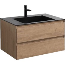 Тумба под раковину Vincea Luka 80 VMC-2L800NO подвесная N.Oak