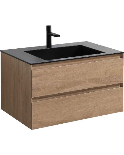 Тумба под раковину Vincea Luka 80 VMC-2L800NO подвесная N.Oak