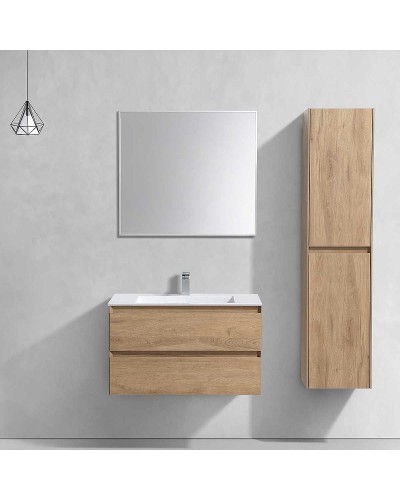 Тумба под раковину Vincea Luka 80 VMC-2L800NO подвесная N.Oak