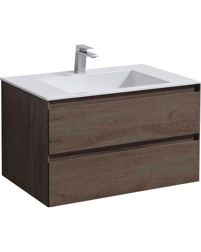 Тумба под раковину Vincea Luka 80 VMC-2L800RO подвесная R.Oak