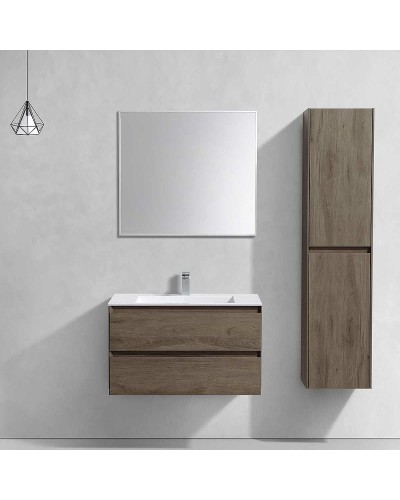 Тумба под раковину Vincea Luka 80 VMC-2L800RO подвесная R.Oak