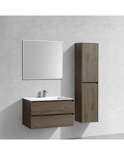 Тумба под раковину Vincea Luka 80 VMC-2L800RO подвесная R.Oak