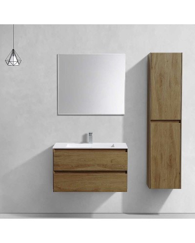 Тумба под раковину Vincea Luka 80 VMC-2L800TO подвесная T.Oak