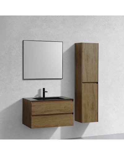 Тумба под раковину Vincea Luka 80 VMC-2L800TO подвесная T.Oak