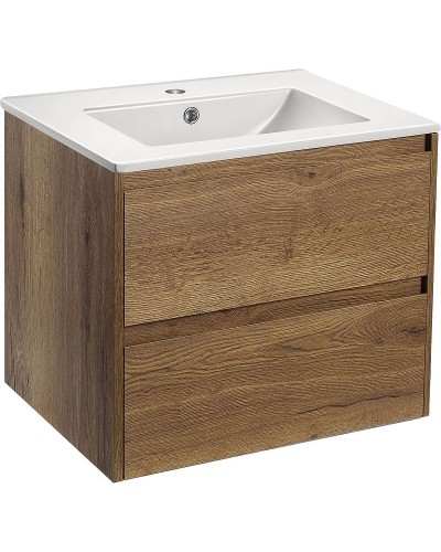 Тумба под раковину Vincea Gio 60 VMC-2G600TO подвесная T.Oak
