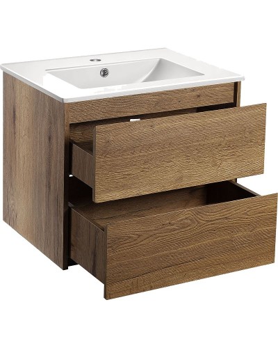 Тумба под раковину Vincea Gio 60 VMC-2G600TO подвесная T.Oak