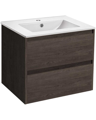 Тумба под раковину Vincea Gio 60 VMC-2G600RO подвесная R.Oak
