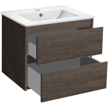 Тумба под раковину Vincea Gio 60 VMC-2G600RO подвесная R.Oak