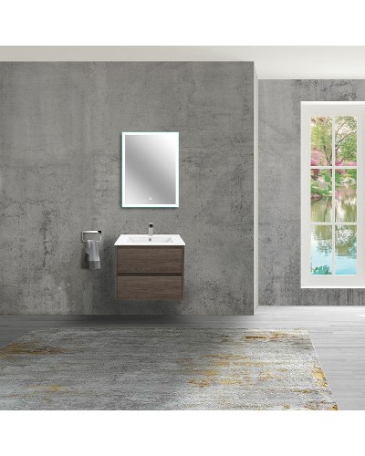 Тумба под раковину Vincea Gio 60 VMC-2G600RO подвесная R.Oak