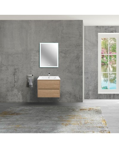 Тумба под раковину Vincea Gio 60 VMC-2G600NO подвесная N.Oak