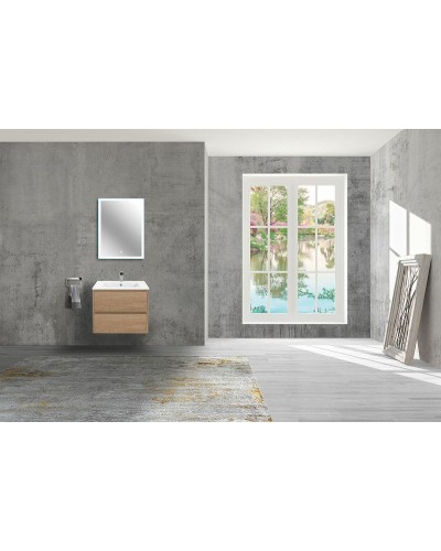 Тумба под раковину Vincea Gio 60 VMC-2G600NO подвесная N.Oak