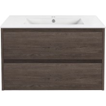 Тумба под раковину Vincea Gio 80 VMC-2G800RO подвесная R.Oak