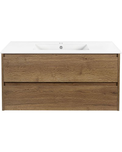 Тумба под раковину Vincea Gio 100 VMC-2G100TO подвесная T.Oak