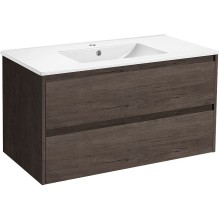 Тумба под раковину Vincea Gio 100 VMC-2G100RO подвесная R.Oak