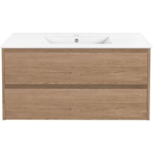 Тумба под раковину Vincea Gio 100 VMC-2G100NO подвесная N.Oak