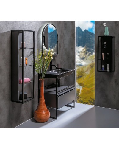 Тумба Boheme Armadi Art Loft 80 894-080-A подвесная Антрацит