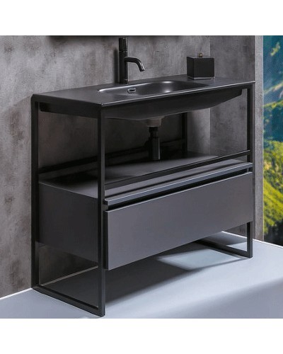 Тумба Boheme Armadi Art Loft 100 894-100-A подвесная Антрацит