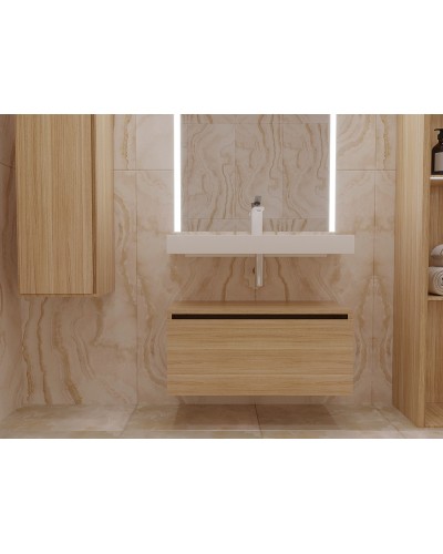 Тумба Boheme Armadi Art Flat Vallessi Uno-S 80 897-080-L подвесная Light oak