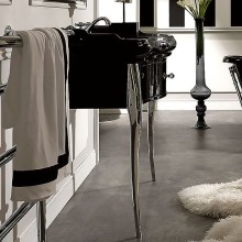 Тумба под раковину Kerasan Retro 100 7363K3 Черный глянец