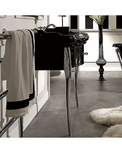 Тумба под раковину Kerasan Retro 100 7363K3 Черный глянец