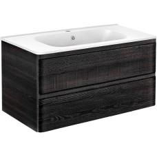 Тумба под раковину Vincea Vico 100 VMC-2V100CN подвесная Carbone