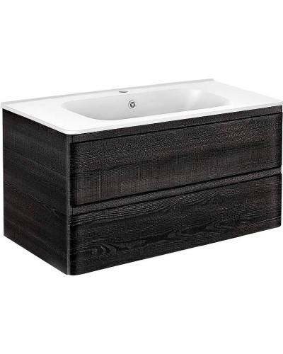 Тумба под раковину Vincea Vico 100 VMC-2V100CN подвесная Carbone