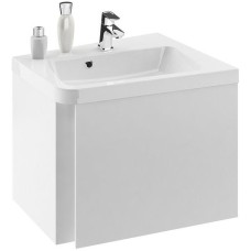 Тумба под раковину Ravak SD 10° 55 R X000000742 подвесная Белая глянцевая