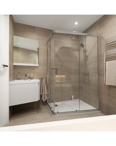 Тумба под раковину Ravak SD 10° 55 L X000000739 подвесная Белая глянцевая